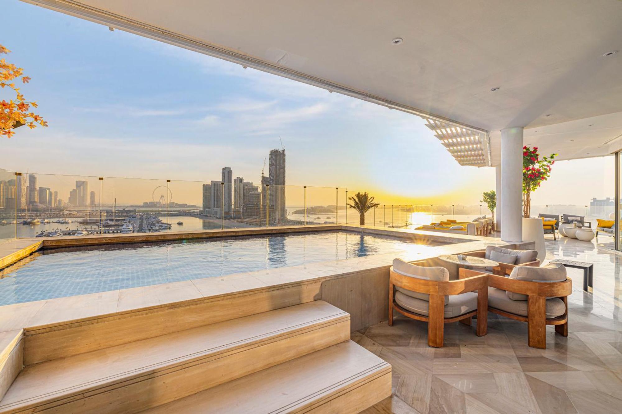 Five Palm Jumeirah 2Br Luxury Penthouse , Full Marina See View With Private Pool Ντουμπάι Εξωτερικό φωτογραφία