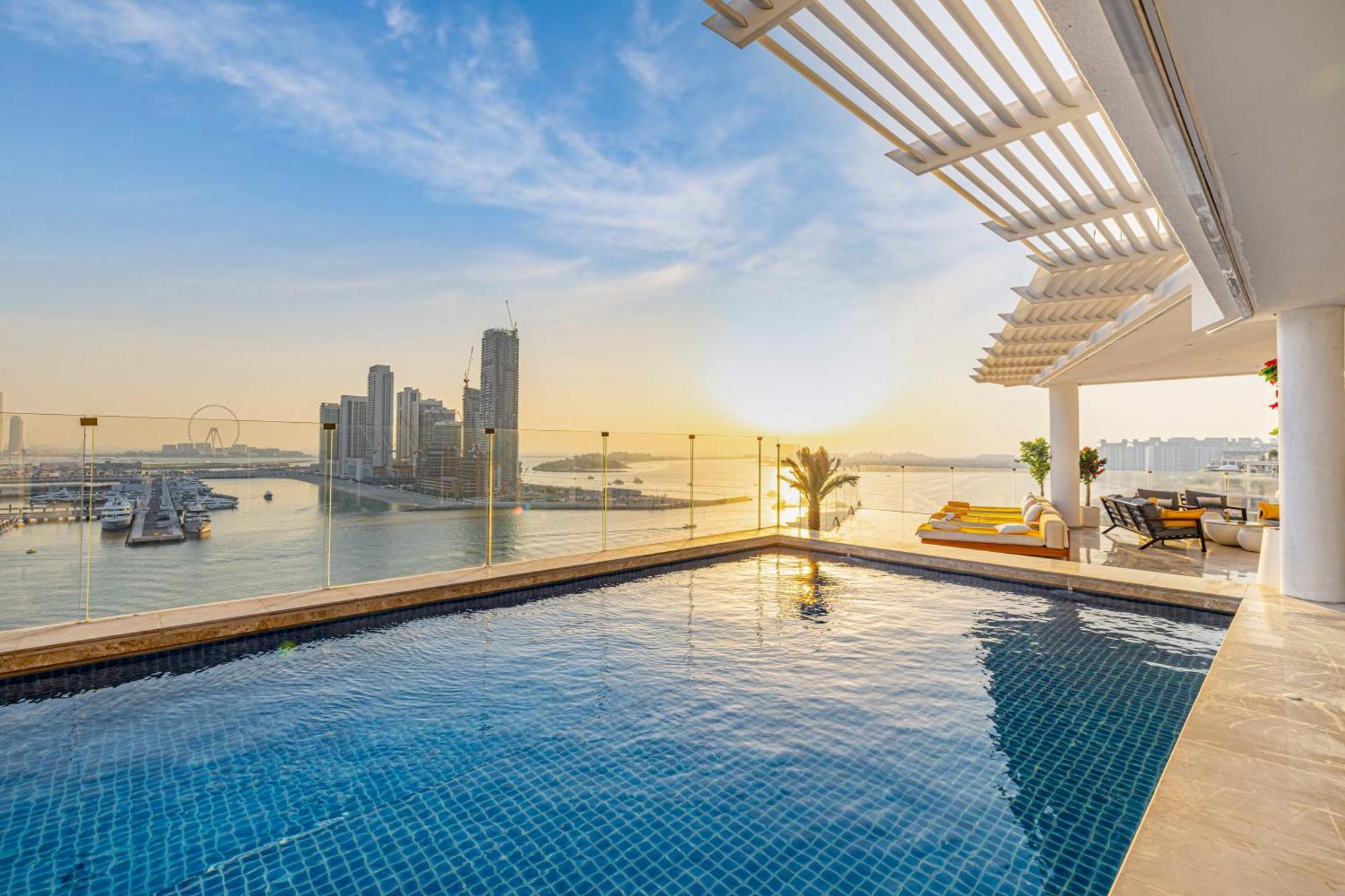 Five Palm Jumeirah 2Br Luxury Penthouse , Full Marina See View With Private Pool Ντουμπάι Εξωτερικό φωτογραφία
