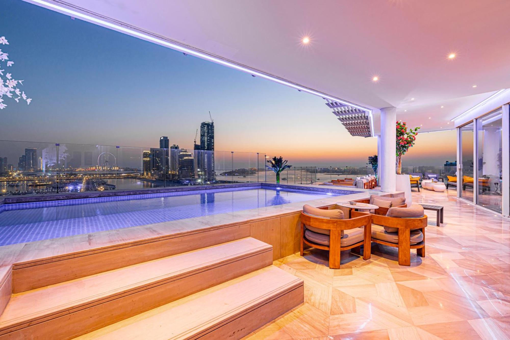 Five Palm Jumeirah 2Br Luxury Penthouse , Full Marina See View With Private Pool Ντουμπάι Εξωτερικό φωτογραφία